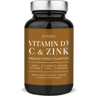 Nordbo D3 C-vitamin & Zink 90 st
