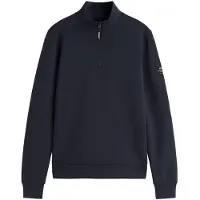 Ecoalf for man. MCMGASTBETRE0390W25-161 Sweatshirt Betren navy (S), Casual, Recycled Polister, Sustainable