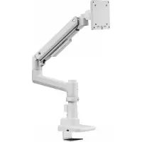 MaxMount Pöytäjalka 20kg Heavy-Duty 17"-49“ Valkoinen USB-porttien kanssa - 1 N