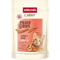 Animonda Säästöpakkaus: 10x50g Carny Adult Meat Yummies kana + naudanliha kissan välipaloja