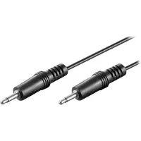 Goobay Jack 3.5mm - Jack 3.5mm cable 1.5m black (50460)