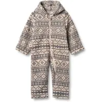 Wheat Allo Fleecehaalari, Warm Sand Jaquard, 74