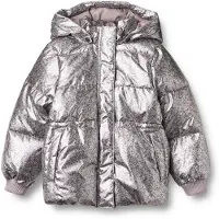 Wheat Eli Puffer-takki Silver Flower Meadow Silver Flower Meadow 104 cm Hopea 104 cm Tytöt