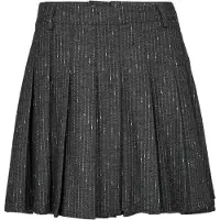 Copenhagen Muse Cmtrina-Skirt Is A Short Skirt In A Premium Material With A Herringbone Pattern - Grey - L