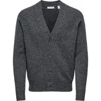 Only & Sons Onsray Reg Ls Cardigan Knit Frml - Grey - XXL