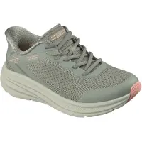 SKECHERS for woman. 117756 Slip-ins Sneakers: BOBS Skillz - Too Essential green (40), 3 to 5 cm, Laces, Casual