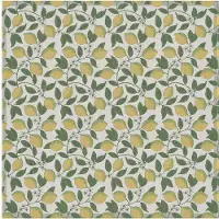 Ekelund - Citroner Pöytäliina 145x145 cm Keltainen