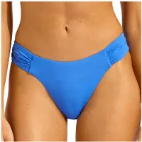 Seafolly High Leg Ruched Side Pant - Blue - 34