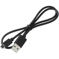 Eletra USB-MicroUSB Johto 0,5 M, musta