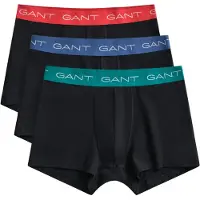 Gant Trunk 3-Pack - Black - M