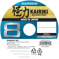 Shimano Fishing Kairiki 8 Punottu Siima 3000 M