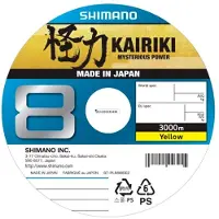 Shimano Kairiki 8 Yellow 3000 m kuitusiima