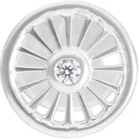 Wildcat Suncircle Push-Fit Labret<!--63ddf8ec69e16--> - Hopeinen metalli