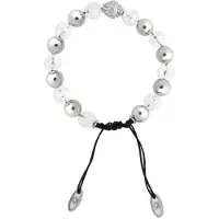 Wildcat Rock Beatz - 190 mm, Steel &amp; White Crystal Pearls
