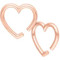 Wildcat Heart Ear Weights<!--63dbc8b59c51c--> - Ruusukultainen metalli
