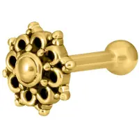 Wildcat Mandala Earbarbell<!--640964500b08e--> - Kultainen metalli