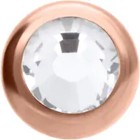 Wildcat Rosegold Jewelled Threaded Ball<!--640570b511fbd-->