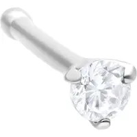 Wildcat Jewelled Straight Nosestud<!--63f750e55fbef--> - Valkoinen