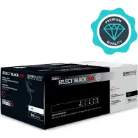 Wildcat Selected Black 300 extra long - mustat lateksikäsineet (100 kpl setti) - XL