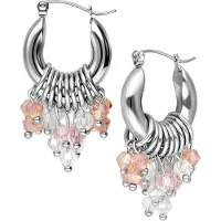 Wildcat Glamour Hoops - Korvarenkaat (pari) - Hopeinen metalli