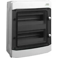 Noark Installation housing, plastic, surface-mounted, IP65, 2 rows, 12 modules, 1000V DC (110685)