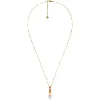 Edblad Swivel Necklace Pearl S Gold - Gold - ONE SIZE