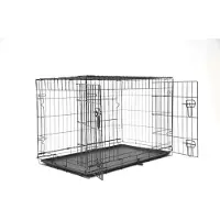 Nordic Paws - Wire cage black XXL 122 x 74 x 80 cm- (540058524692)