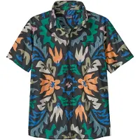 Patagonia M's Go To Shirt Kaleido: Black - L