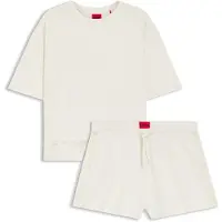 HUGO for woman. 50561609 Pyjamas Style off-white (M), Homewear, Cotton, Short sleeve