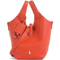 Ralph Lauren Polo Play Käsilaukku Nahka 25 cm Oranssi