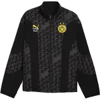 Puma Urheilutakki 'Borussia Dortmund' keltainen / tummanharmaa / musta / valkoinen