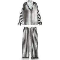 Gisela Pyjama musta / valkoinen