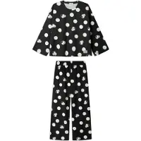 Gisela Pyjama musta / valkoinen