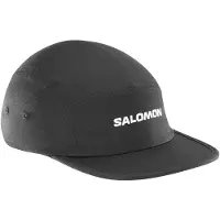 Salomon Logo 5 Panel Deep Black Lippalakit L/XL