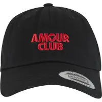 Mister tee Lippalakki 'Amour Club Heart' punainen / musta