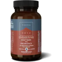 Terranova Digestive Enzymes with Probiotics, 50 kaps.
