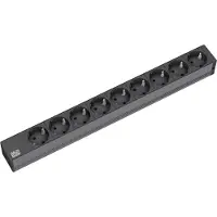 Bachmann Power strip 9 sockets 2 m silver (333.506)