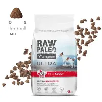Vet Expert RAW PALEO Ultra Mini Adult Beef - koiran kuivaruoka - 2 kg