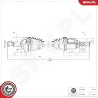 ESEN SKV Vetoakseli 40SKV049