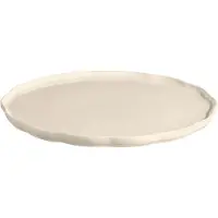 Emile Henry Madeleine tarjoiluvati Cream, pyöreä