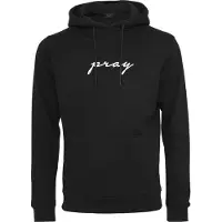Mister tee Collegepaita 'Pray' musta / valkoinen