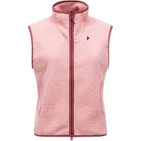 Peak Performance Women's Naturerush Pile Vest Warm Blush Vuorettomat liivit XL