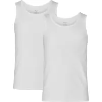 Resterods Tanktop 2-Pack Bamboo Fsc - White - L
