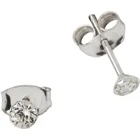 Silver Bar Cryst 3 mm hopeakorvakorut