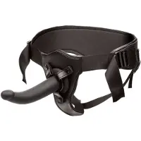 Calexotics Silikoninen peniksen pääty Support Strap Silicone Probe, musta
