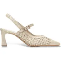 Hispanitas for woman. RHV264671 Giorgia beige shoes (37), 5 to 8 cm, Buckle, Casual, Party, Classic
