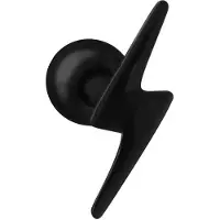 Wildcat Flash Earbarbell<!--63e21c03cbcfa--> - Musta metalli