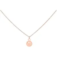 Wildcat Little Smiley Necklace - kaulakoru - Ruusukultainen metalli