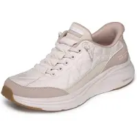 SKECHERS for woman. 150404 Slip-Ins Sneakers: Contour Foam beige (37), Fabric, Flat, Laces, Casual