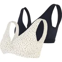Lindex 2-Pack Nursing Bra - Navy - 2 XL